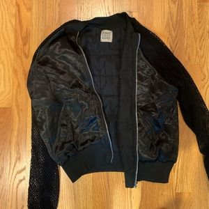 Black net LF jacket